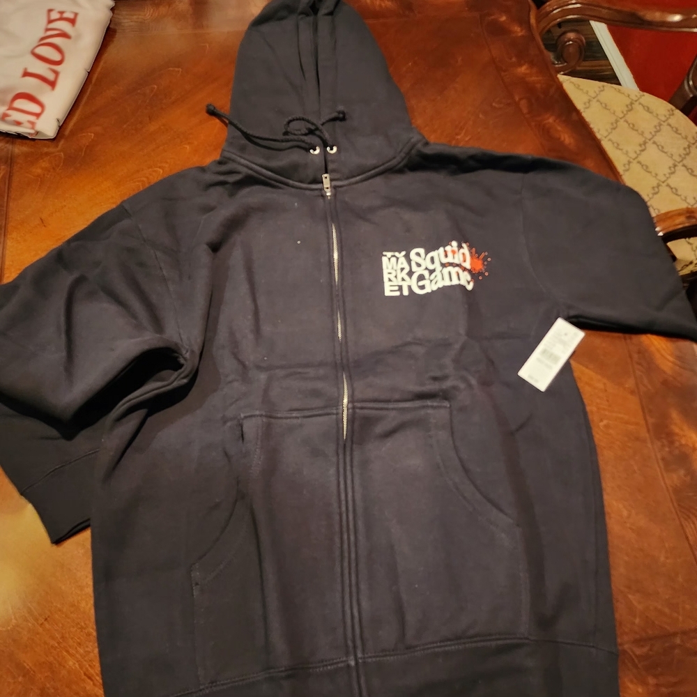 Squid Games Market Black Hoodie M